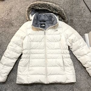 Puffer Coat Detachable Fur Hood